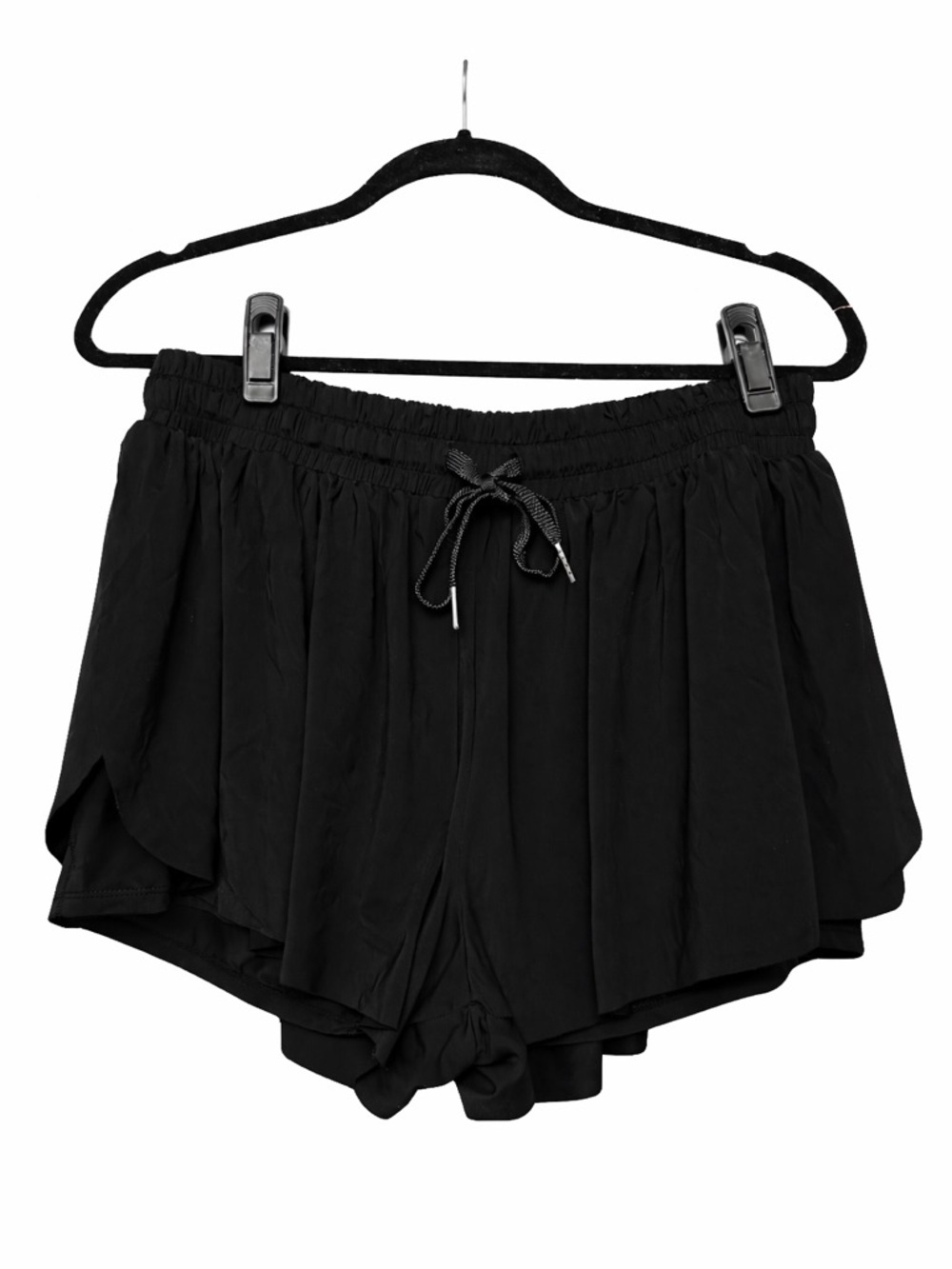Blaosn XL Black Athletic Shorts Built In Liner High Rise Athleisure Running